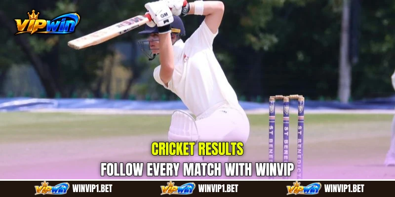 Cricket Results: Follow Every Match With WINVIP