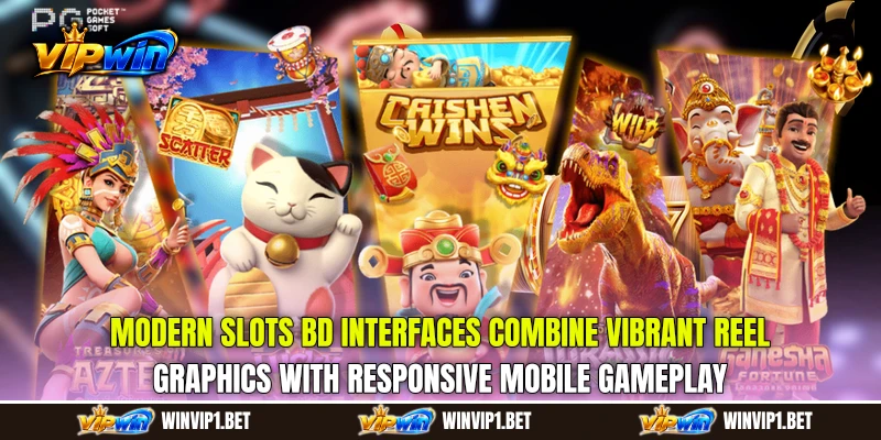 Modern Slots BD interfaces combine vibrant reel graphics with responsive mobile gameplay