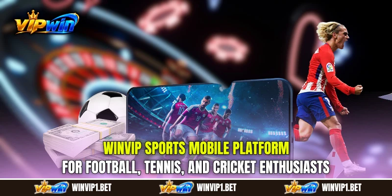 WINVIP Sports mobile platform for football, tennis, and cricket enthusiasts WINVIP Sports mobile platform for football, tennis, and cricket enthusiasts